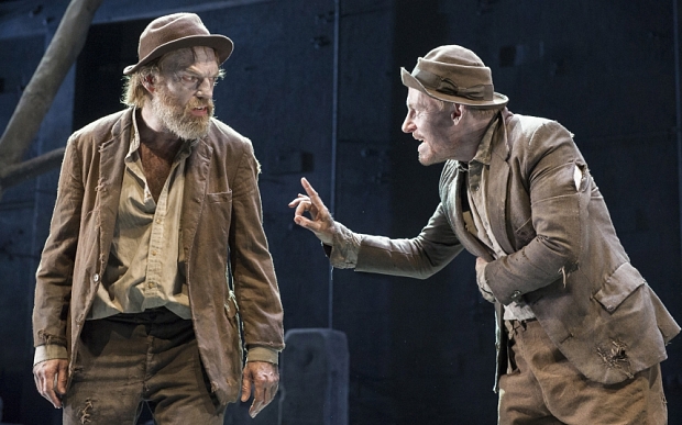 'Waiting for Godot' Play performed by Sydney Theatre Company at the Barbican Theatre, London, UK
